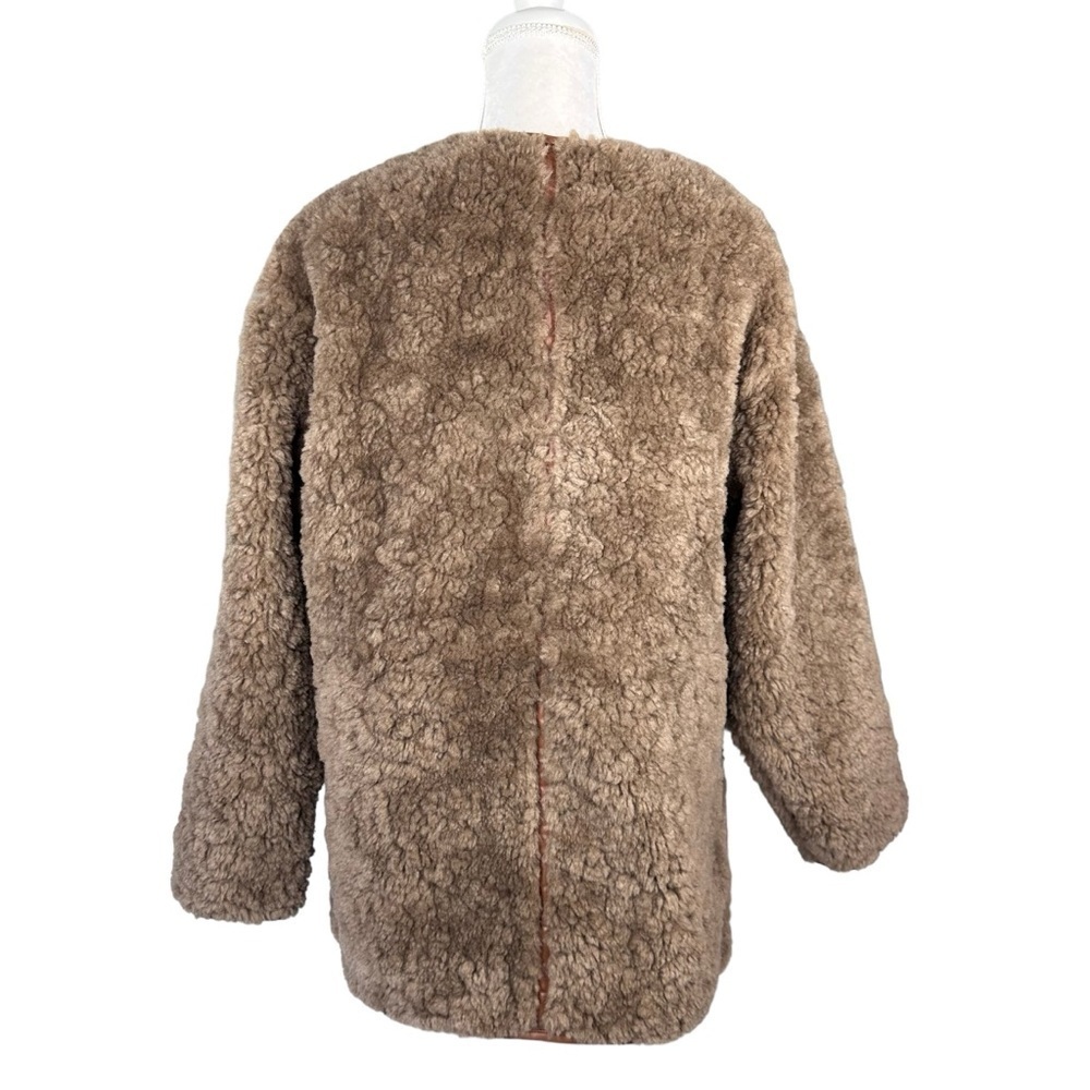 J. Crew Tan Teddy Jacket NWOT - Picture 10 of 16